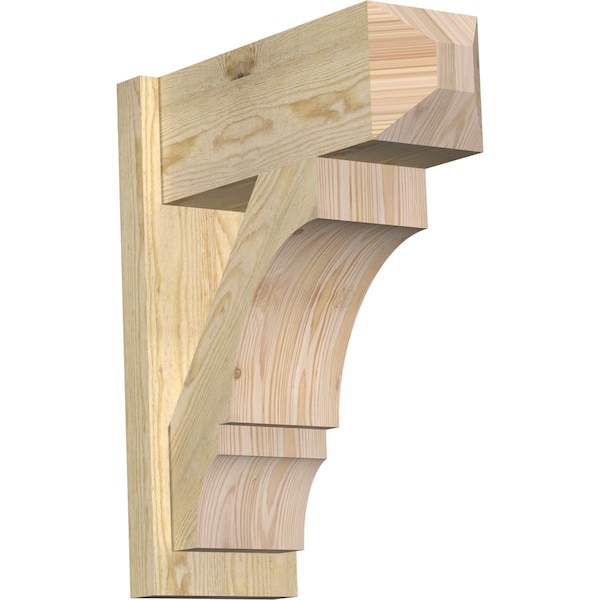 Ekena Millwork Balboa Rough Sawn Craftsman Outlooker, Douglas Fir, 8"W x 20"D x 24"H OUT08X20X24BOA04RDF - main